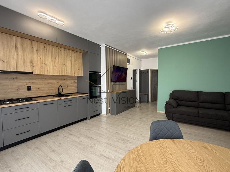 Apartament modern 2 camere + terasă panoramica 43 mp