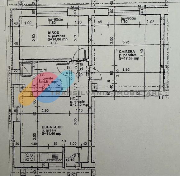 Apartament 2 camere 53mp , complet utilat , parcare - Iris