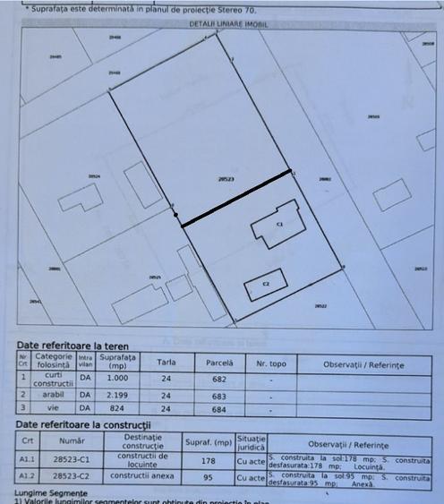 Casă 4 camere+teren 1.750 mp în Mitreni-Valea Roșie+casa secundara+veg. matura