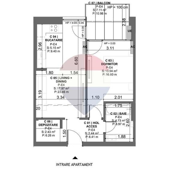 Vanzare APARTAMENT CU 2 CAMERE -DEZVOLTATOR