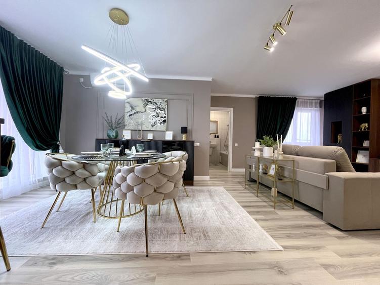 Penthouse modern, vedere panoramica Denya Forest