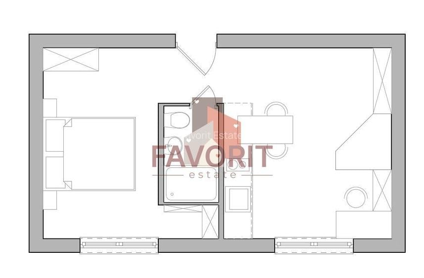 Apartament 1 cameră renovat | Central – Bălcescu | 5 min UVT - 13