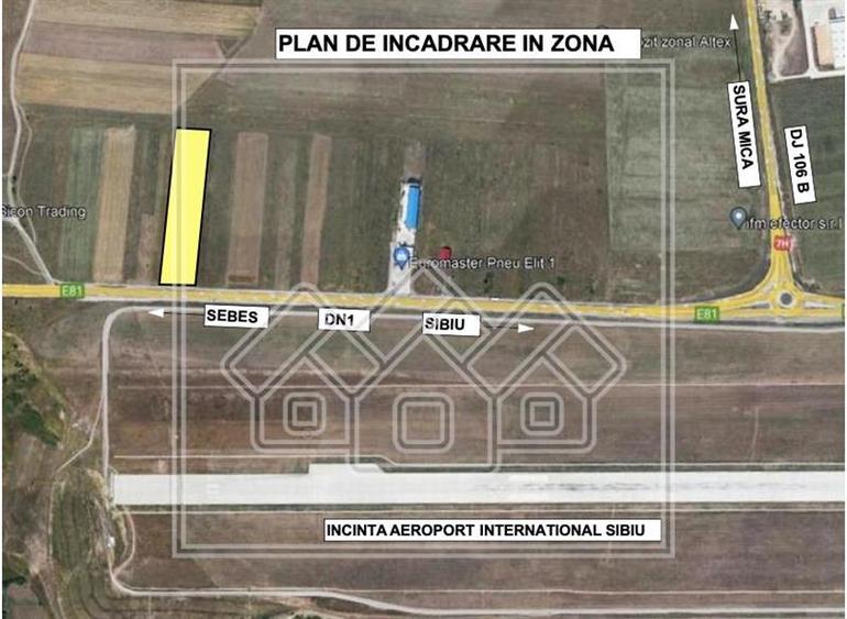 Teren extravilan - 14800 mp - Zona Industriala Vest