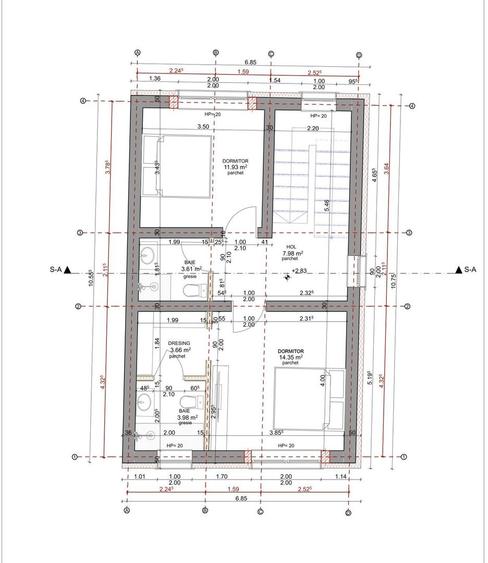 Casă premium la cheie – Zona Lipovei | teren 375 mp