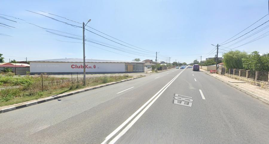 Spatiu comercial 435 mp stradal cu vitrina 36 m chiar pe DN39 Tuzla Costinesti