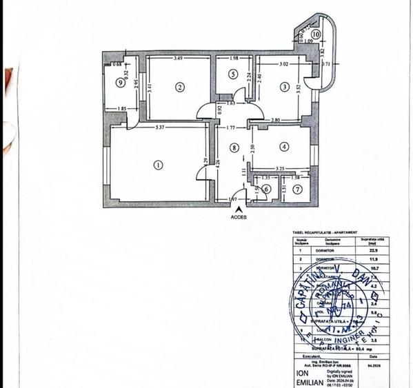 APARTAMENT 3 CAMERE | CENTRALA TERMICA | NERVA TRAIAN | METROU 12 MIN