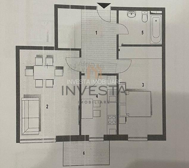 Apartament 3 camere de vanzare, bloc nou, zona strazii Frunzisului - 1