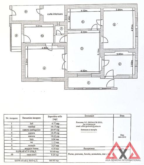 Casa Dristorului - Rond Baba Novac - Piata Alba Iulia - teren 538mp
