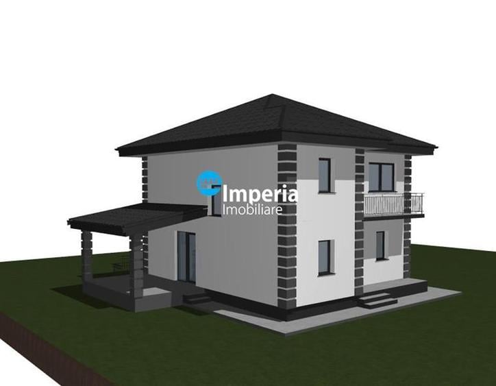 Vila P+E 120 mp, beci, 400 teren, 5 drumuri, Valea Adanca