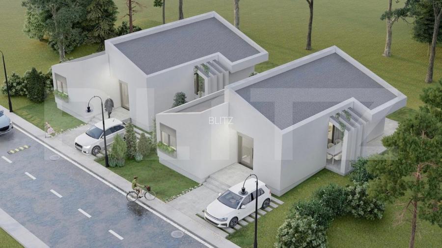 Casa pe parter cu un design deosebit, zona nordica / Simnicul de Jos - 14