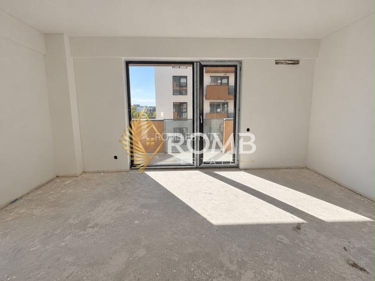 Apartament semifinisat, 2 camere, etaj 2, 53mp, Intre Lacuri Residence!