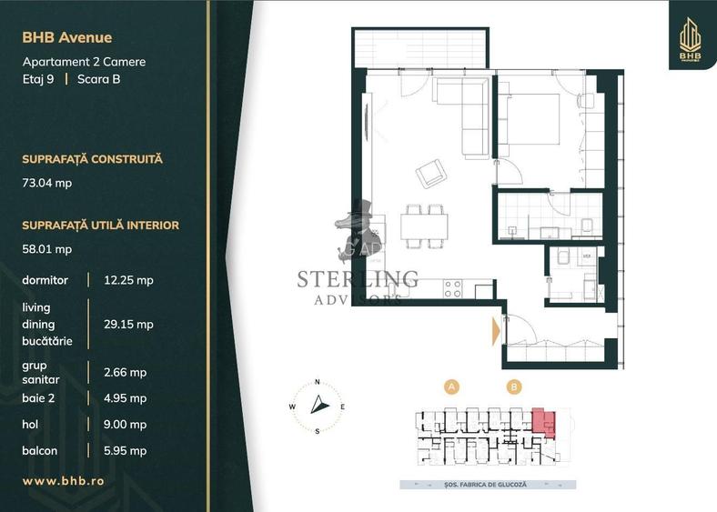 BHB Avenue - 2 camere premium cu facilitati multiple - 22