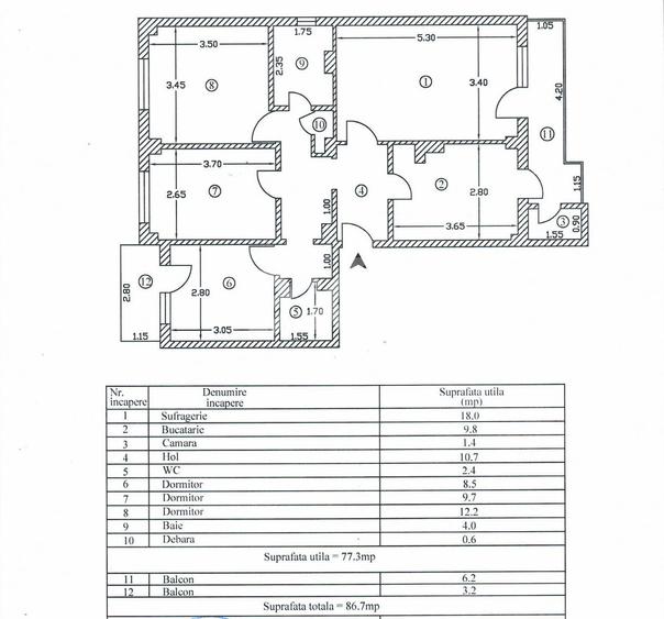 Apartament spațios 4 camere | Prundu | Confort, liniște și acces rapid