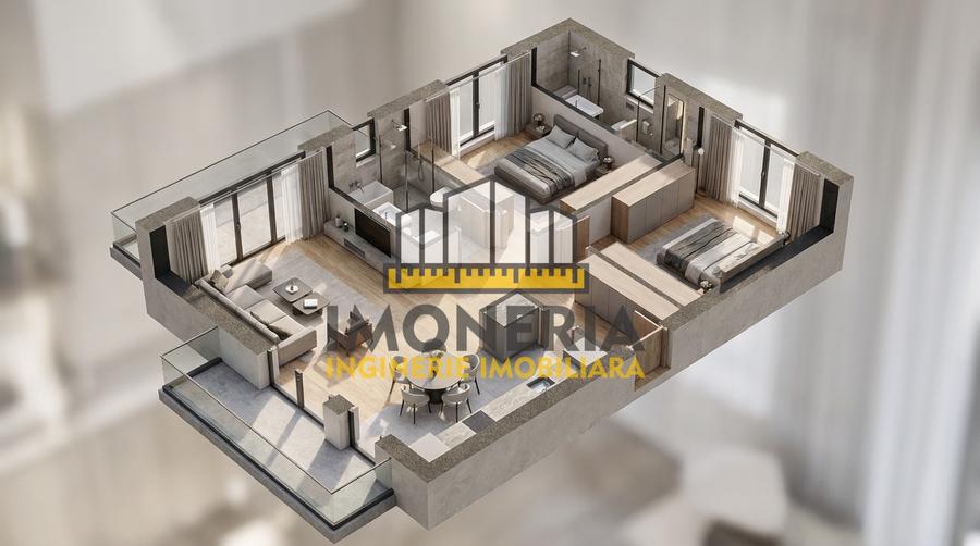 Empire Mărcușului – 0% Comision – 3 camere, imobil premium, metrou 0,8 km