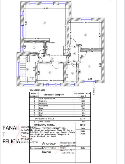 Floreasca / Casa Individuală cu 4 Apartamente - Birouri / Parcare + Curte / 2021 - 4