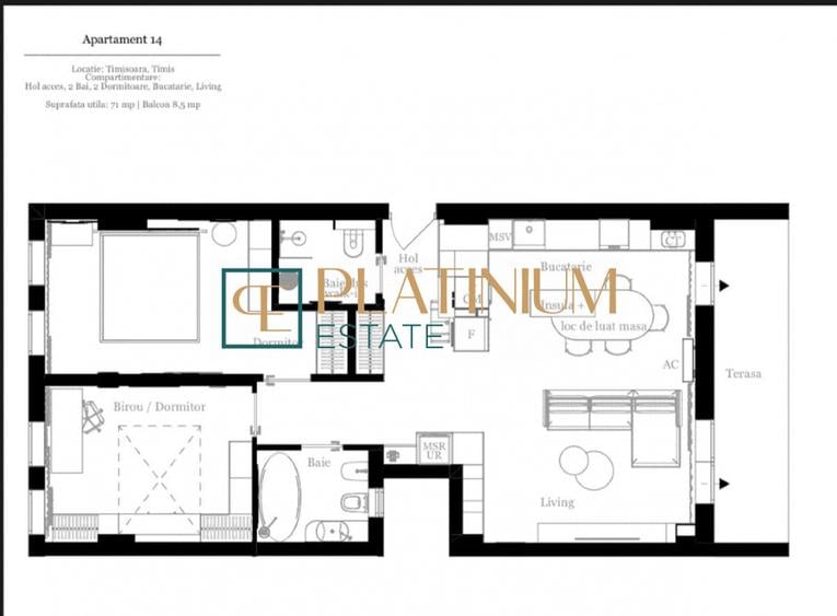 P4852 Apartament LUX cu 3 camere in zona Aradului, BLOC 2024, PARCARE SUBTERANA
