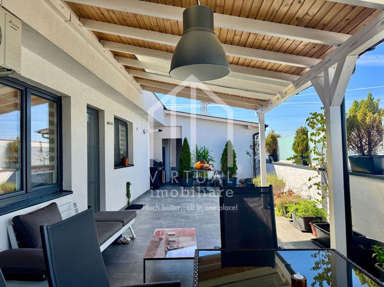 Penthouse cu 4 camere, 87mp utili+terasa (72mp), 2 parcari - Turnisor