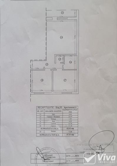 3 Camere, Etaj 2/3, 70Mp, Complex privat – 500m de Rond Păcurari