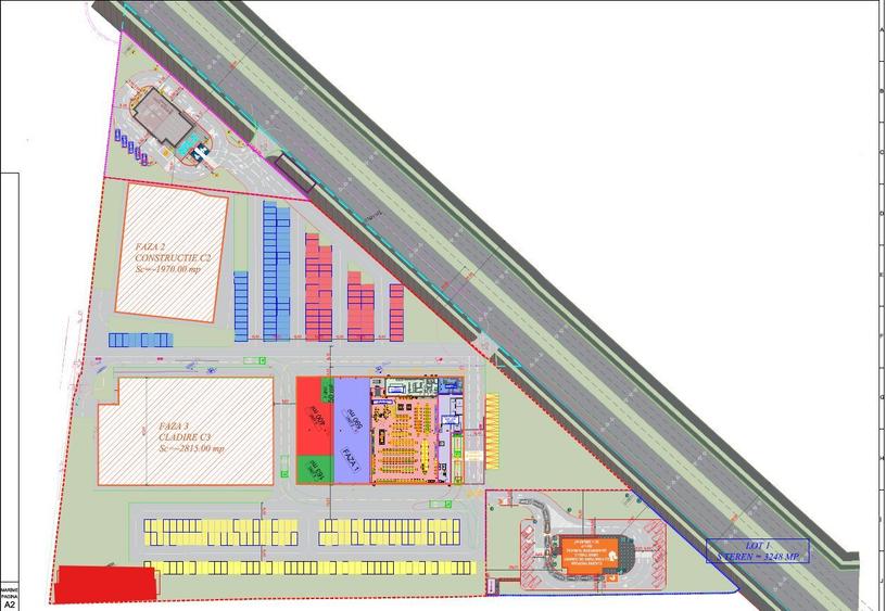 Zona Grand Arena teren 32.000 mp desch. principala 350 m