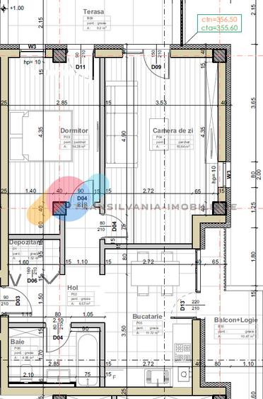 Apartament 2 camere, 52 mp, parcare subterana-Apahida