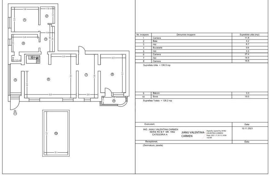 Peninsula - apartament 4 camere, ideal birouri