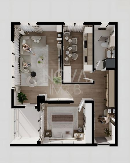 Apartament 2 camere - Calea Surii Mici, Sibiu
