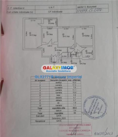 Apartament 3 camere decomandat Kaufland Mihai Bravu