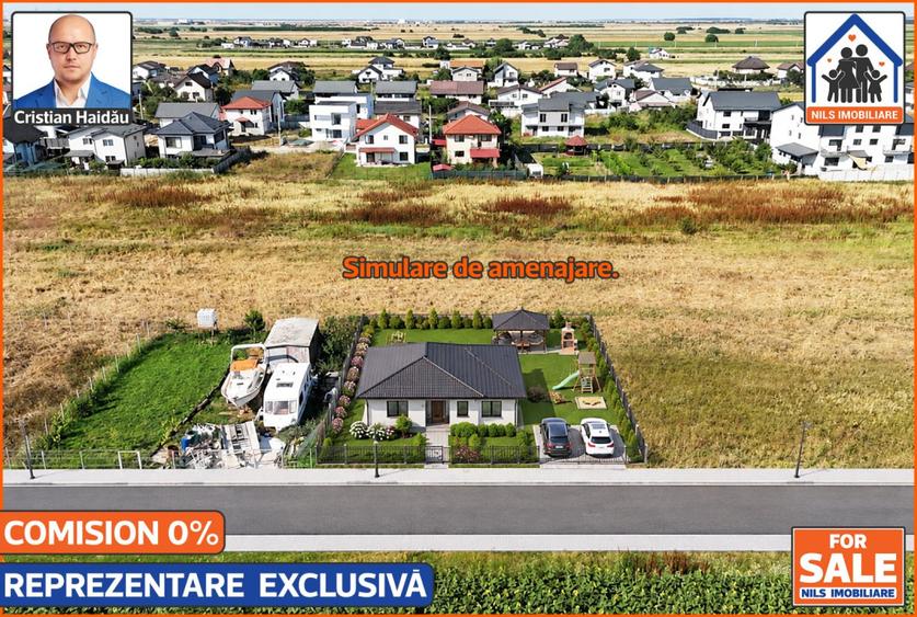 Teren pt casa in Comuna Berceni Ilfov | 350mp (21.4x16.4) | Comision 0