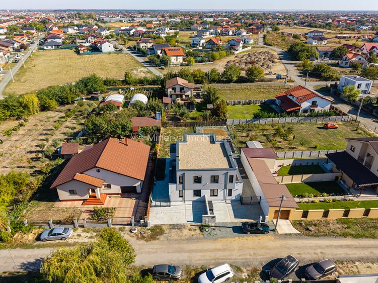 Duplex P+E în Moșnița Nouă, 3 dormitoare, 3 bai, teren 403 mp. Comision 0%