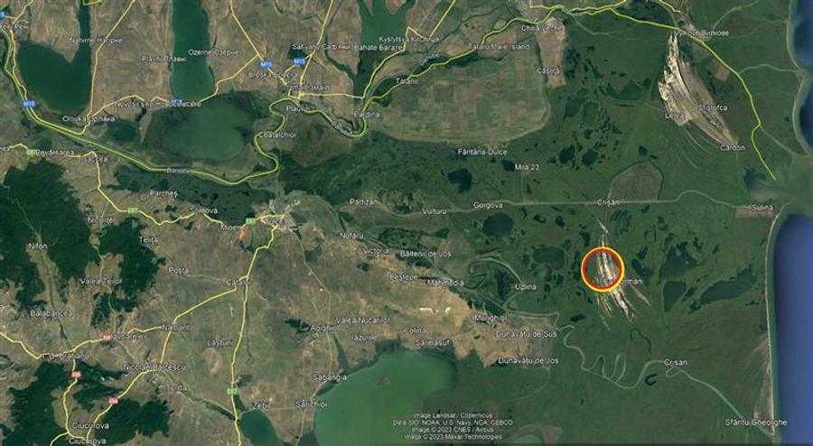 Teren de vanzare in Caraorman Delta Dunarii