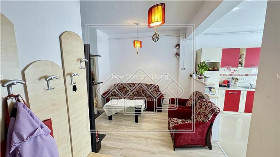 Apartament de vanzare cu 3 camere, balcon + parcare, mobilat si utilat - 13