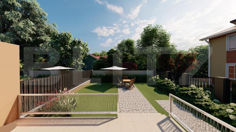 Casa tip duplex, 5 camere, 2 bai, teren 300 mp, Giroc