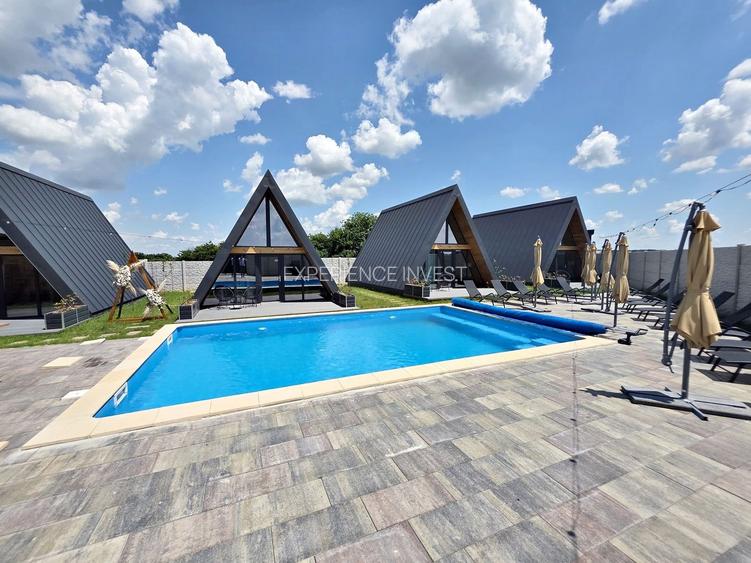 AFACERE LA CHEIE | Complex Turistic Premium A-Frame + Piscină | Snagov - 5