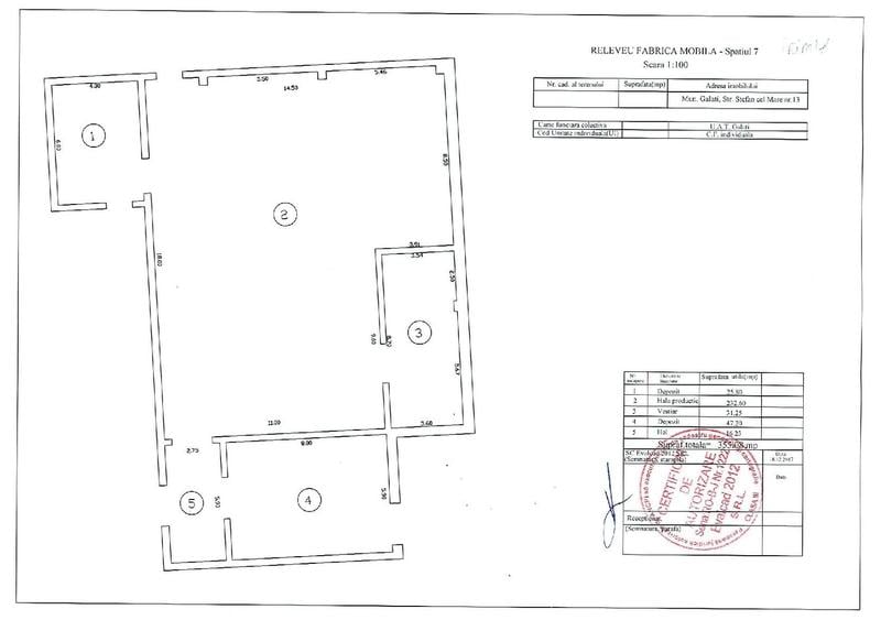 De inchiriat hala 355 mp Comision Zero!!!