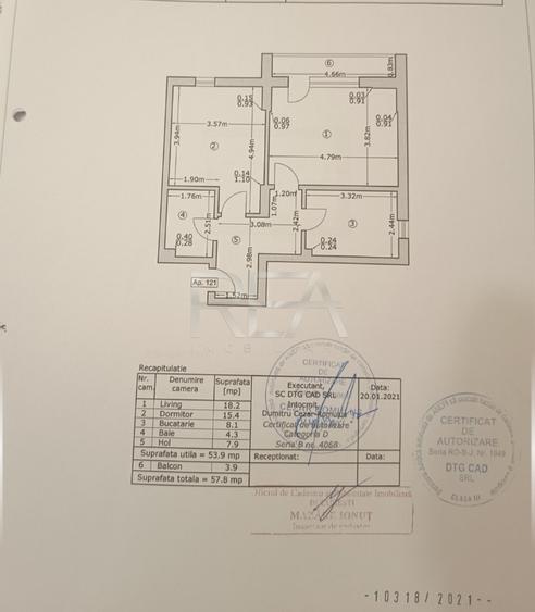 Apartament 2 Camere Decomandat | Bloc 2021 | Metrou Apărătorii Patriei | Parcare