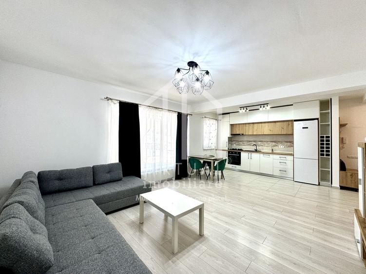 Apartament cu 2 camere, 60mp utili, baie cu geam, parcare privata