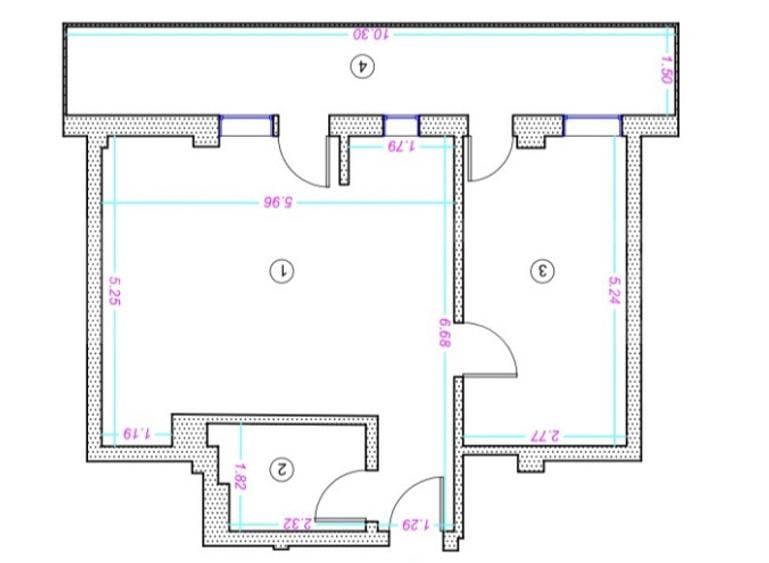 Apartament 2 camere, 50 mp, finisat, zona Donath