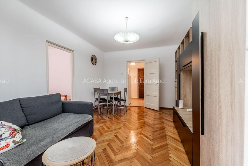 Câștigi o oră pe zi! Apartament cu 2 camere ultracentral, etaj 2 - 6