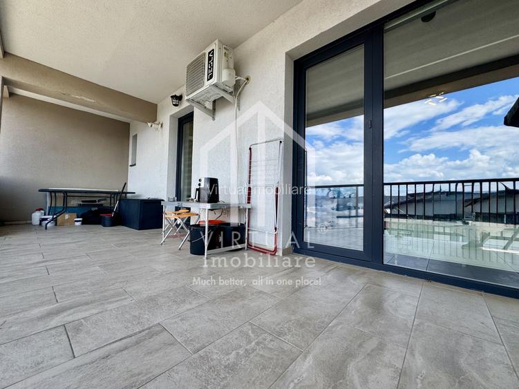 Apartament cu 2 camere, 2 terase (42mp), bloc cu lift, parcare - 15