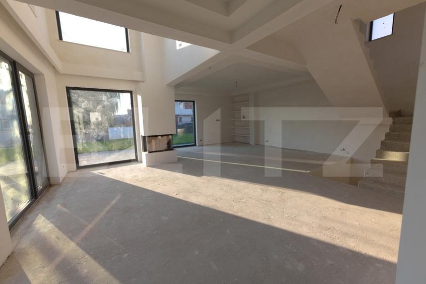 Vila Smart Home, tamplarie casa pasiva, jaluzele ascunse, semineu, sauna.