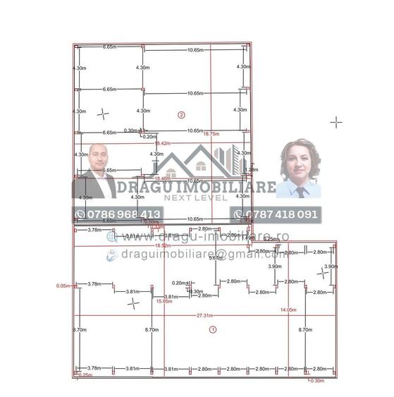 Structură metalică tip showroom/service – Tecuci – demontabilă