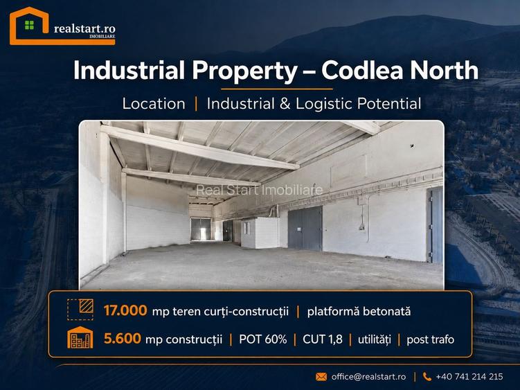 Brasov Nord, acces E60, teren 17000mp, 5600mp cladiri, D 155ml la DJ112A, - 23