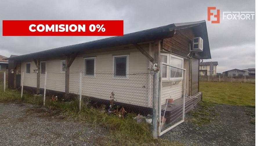 COMISION 0% Teren 859mp+Casa mobila, Sacalaz - Bransat curent si apa