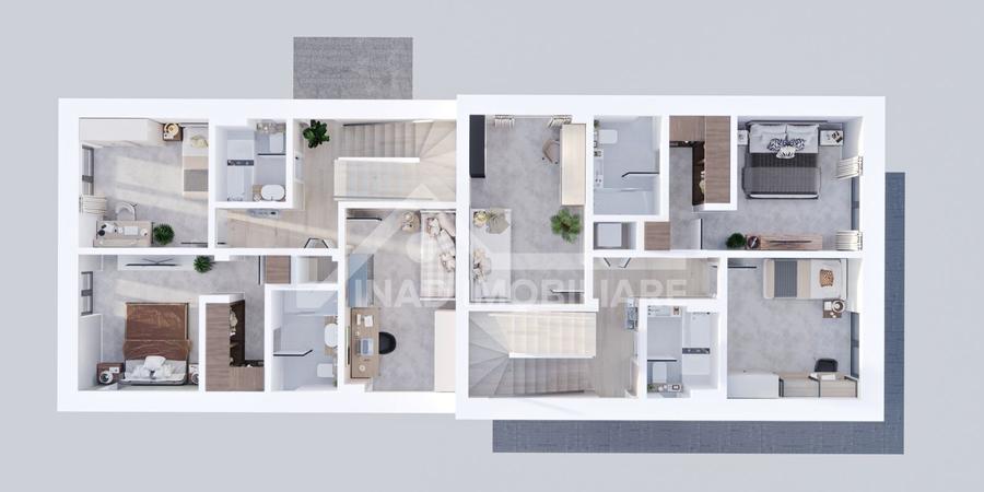 Duplex Premium, Andrei Mureșanu 141mp+garaj 30mp+terasa 38mp+teren 200mp