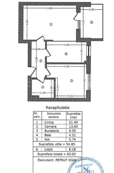 APARTAMENT 2 CAMERE | AQUA CITY | MOBILAT+UTILAT - 1