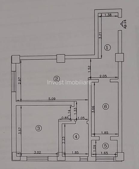 Apartament 2 camere decomandat etaj 1 Valea Lupului-Iași - 7
