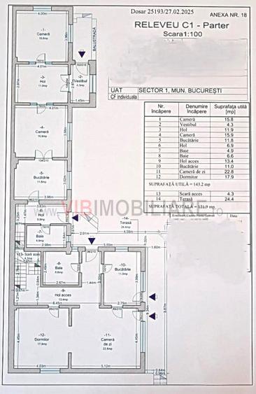 Bucurestii Noi  - Damaroaia - Casa +1, teren 815 mp