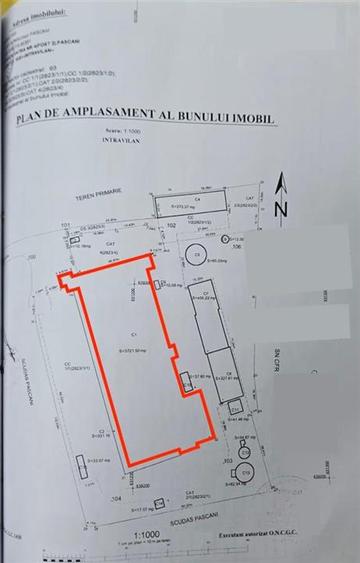Hale/ spatii comerciale Pascani, str. Vatra, de la 300mp la 5000mp