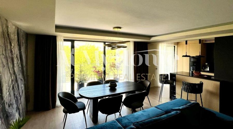 Penthouse Superb 4 camere + birou, terase 56 mp, parcare subterana + boxa