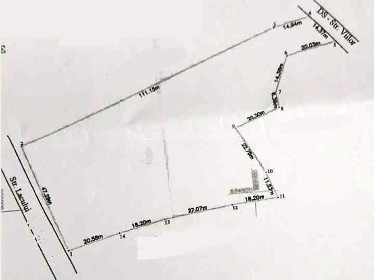 Teren pentru constructii case  de vanzare Iasi, Valea Lupului, - 3